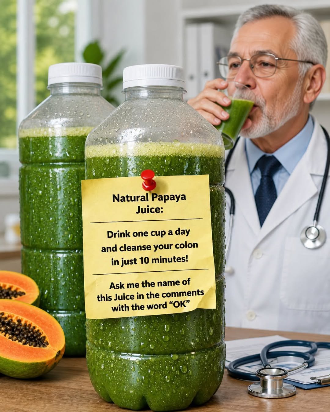 Natural Papaya Juice: A Simple Drink for Digestive Wellness