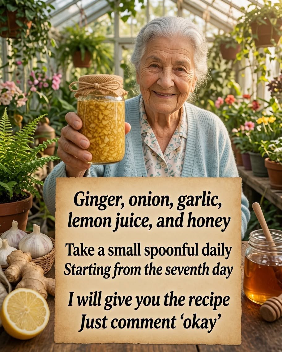 Ginger, Onion, Garlic, Lemon, and Honey: A Simple Homemade Blend